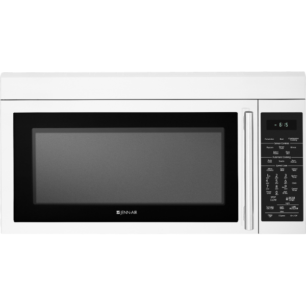 JENNAIR DISPLAY 30" Over-the-Range Microwave Oven with Speed-Cook, Floating Glass White - White (JMV9169BAW)