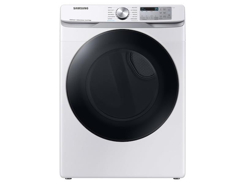 SAMSUNG 7.5 cu. ft. Smart Electric Dryer with Steam Sanitize+ in White -  (DVE45B6300W)