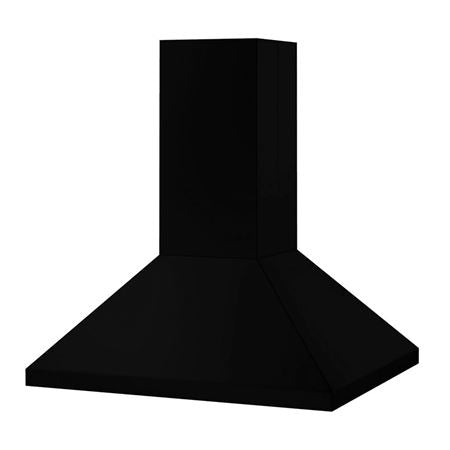VIKING 36" Wide Chimney Island Hood, No Brass Accent -  (DCIH3604BK)