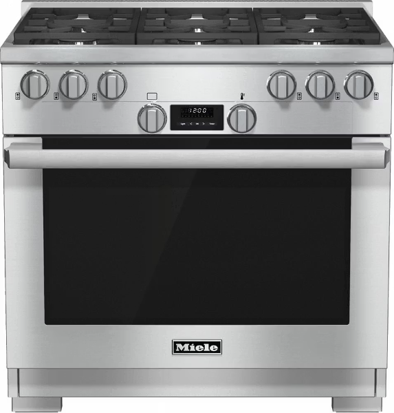MIELE HR 1134 G 36 inch range - Floor Model - SS (HR1134G)