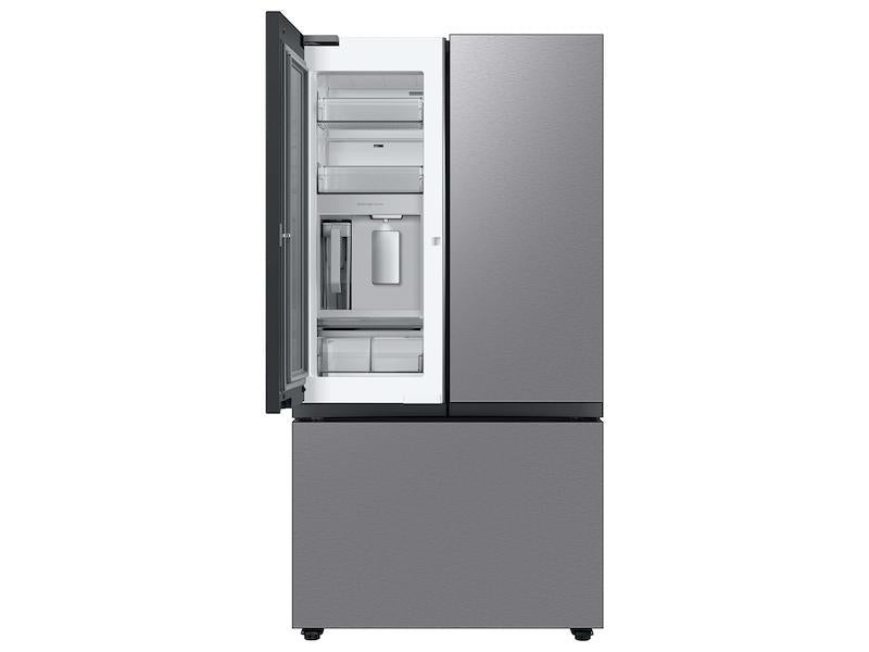 SAMSUNG Bespoke 3-Door French Door Refrigerator (24 cu. ft.) with Beverage Center(TM) in Stainless Steel -  (RF24BB6600QL)