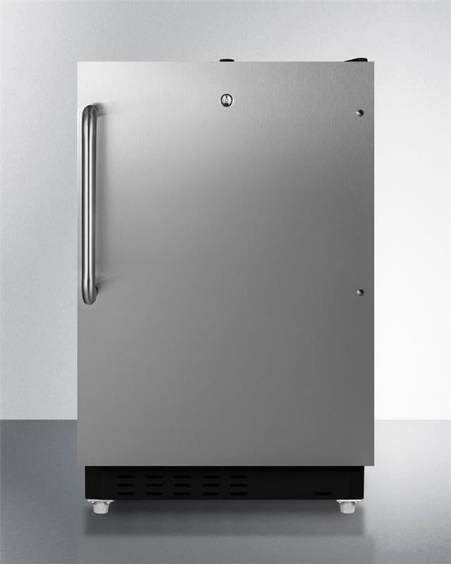 SUMMIT 20" Wide Built-in Refrigerator-Freezer, ADA Compliant - Other (ALRF49BSSTB)