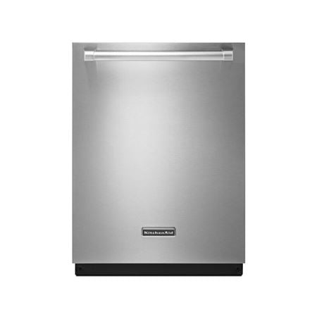 KITCHENAID DISPLAY Superba(R) Series EQ EQ Wash System Fully Integrated Console 46 dBA* (Per IEC standards, normal cycle) 5 Cycles 6 Options Pro Line(R) Series -  (KUDE40FXSP)