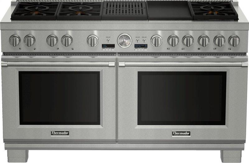 Thermador 60-Inch Pro Grand(R) Commercial Depth Dual Fuel Range - Other (PRD606RCG)