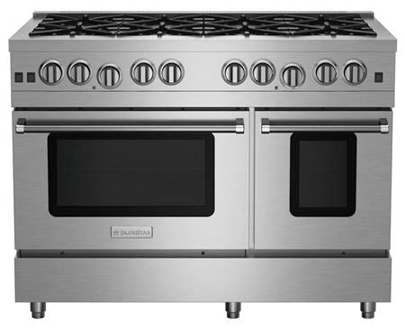 BlueStar 48" Culinary Series (RCS) Sealed Burner Range - (8) Burners - Specialty Finish (RCS48SBV2LCFPLT)