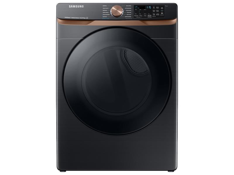 SAMSUNG 7.5 cu. ft. Smart Gas Dryer with Steam Sanitize+ and Sensor Dry in Brushed Black -  (DVG50BG8300V)