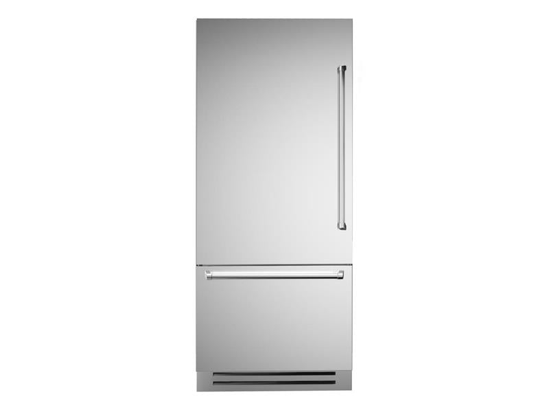 BERTAZZONI 36" W Built-In Bottom Mount Refrigerator SS Panel, LEFT SWING - Stainless Steel (REF36BMBIXLT)