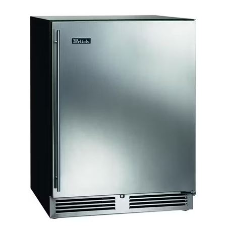 Perlick 24" ADA height compliant Indoor Freezer with solid door, hinge left - Stainless Steel (HA24FB41L)