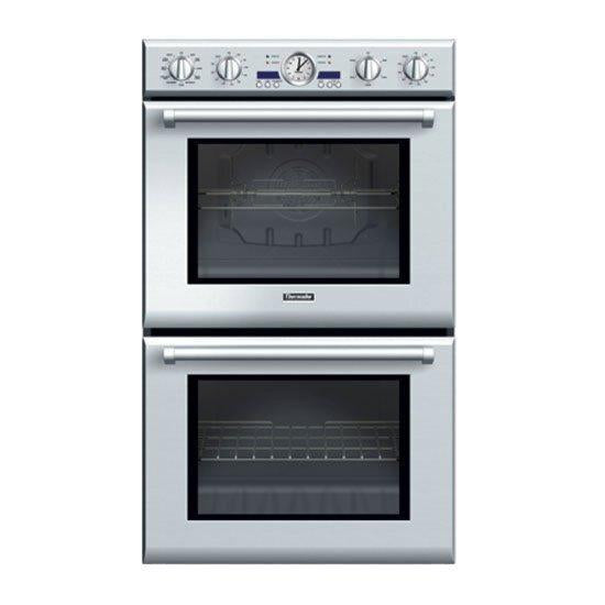 THERMADOR 30" PROFESSIONAL SERIES DELUXE STAINLESS STEEL DOUBLE OVEN WITH ELECTRONIC DISPLAY AND TRUE CONVECTION -  (POD302)