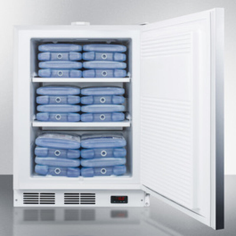 SUMMIT 24" Wide Built-In All-Freezer, ADA Compliant -  (ACF48WSSHHADA)