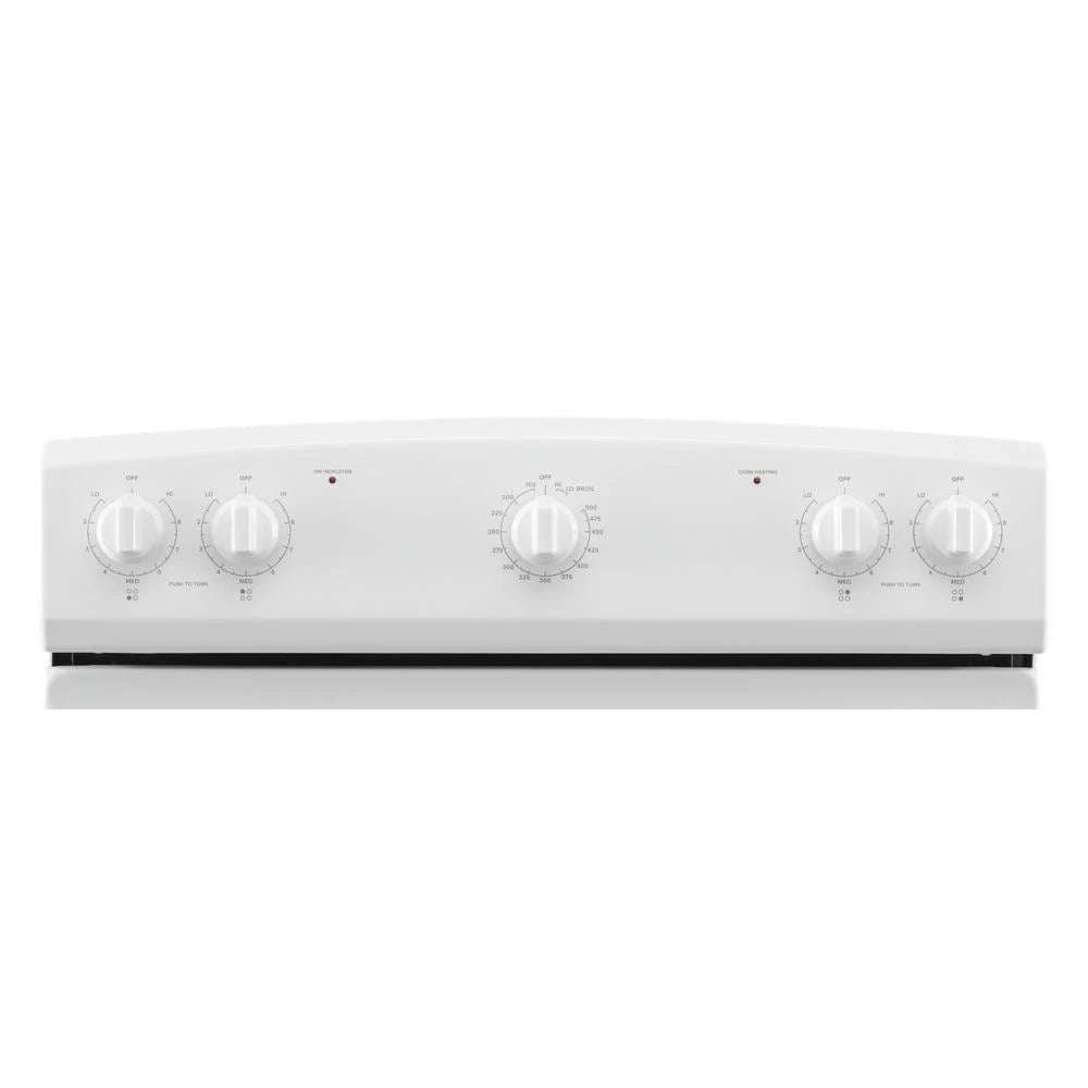 AMANA 30-inch Electric Range with Easy-Clean Glass Door - White (ACR4203MNW)