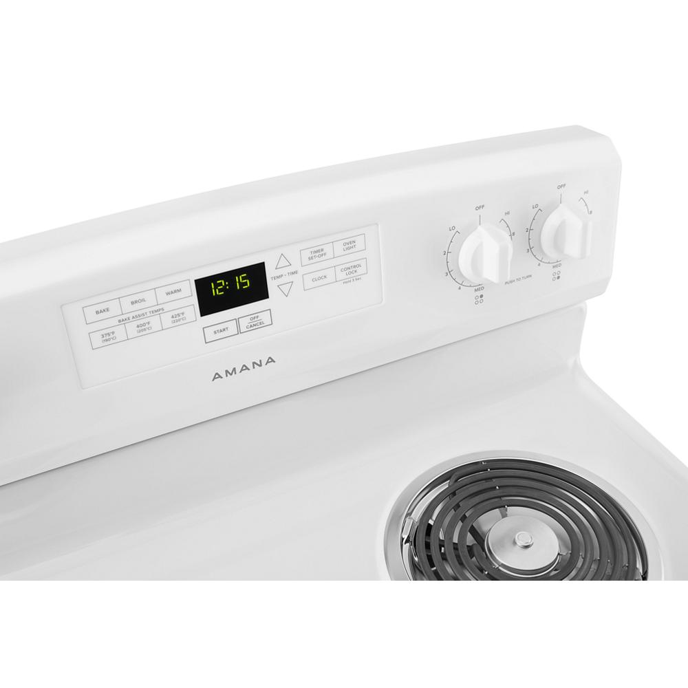 AMANA Amana® Electric Range with Bake Assist Temps - White (ACR4303MFW)