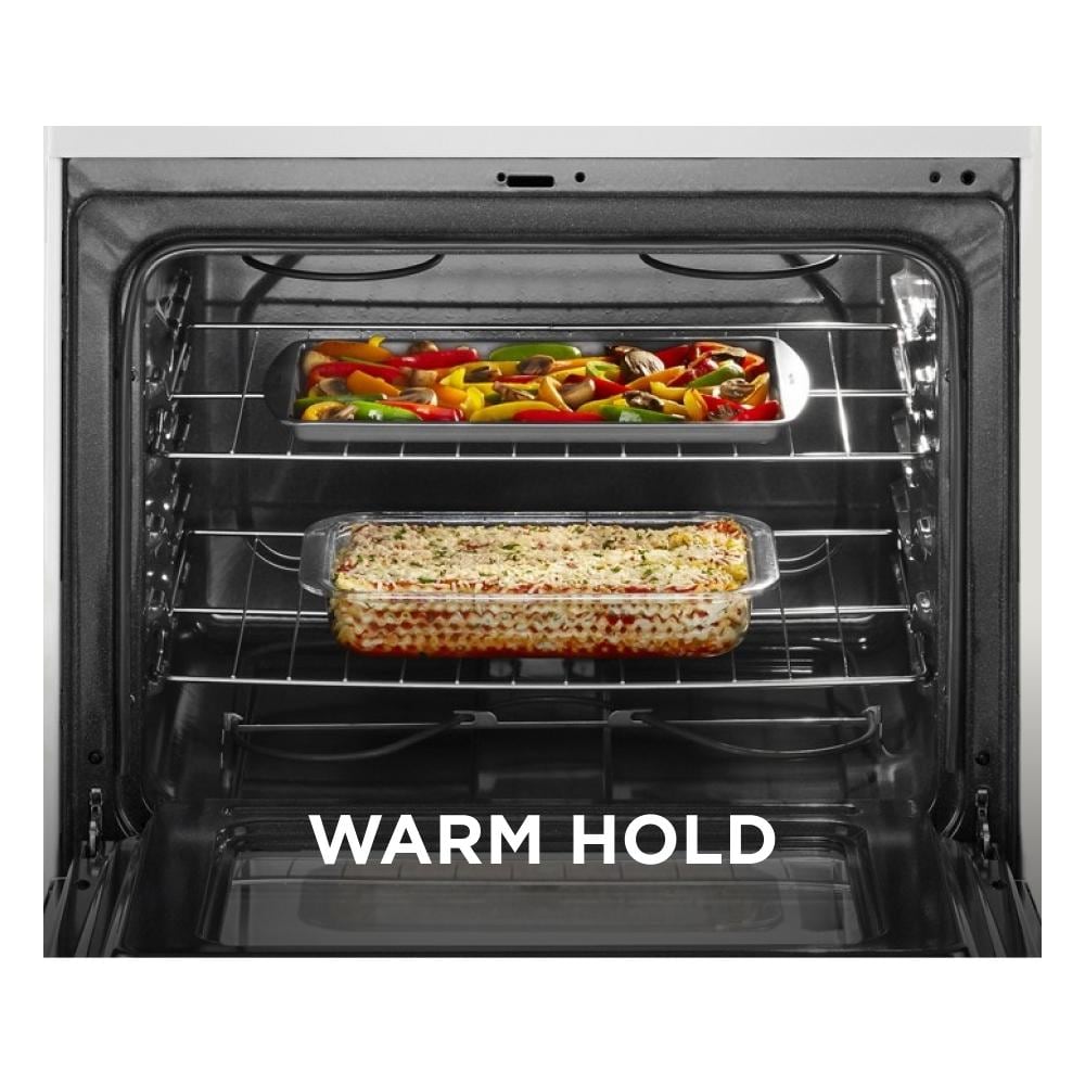 AMANA 30-inch Electric Range with Bake Assist Temps - White (ACR4303MFW)