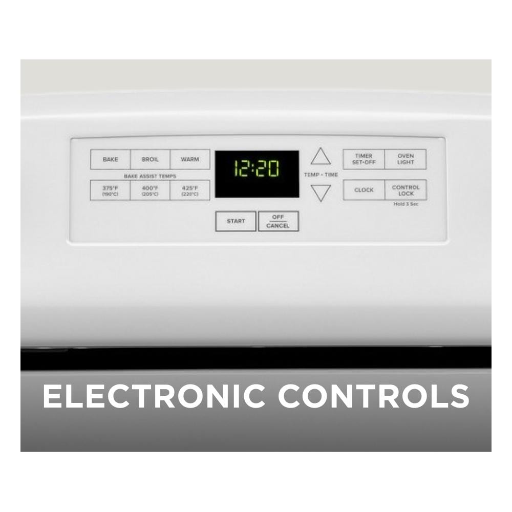 AMANA 30-inch Electric Range with Bake Assist Temps - White (ACR4303MFW)