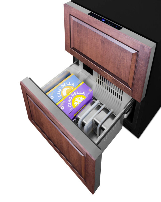Summit 24" Wide 2-Drawer All-Freezer, ADA Compliant - Panel Ready (ADFD243)