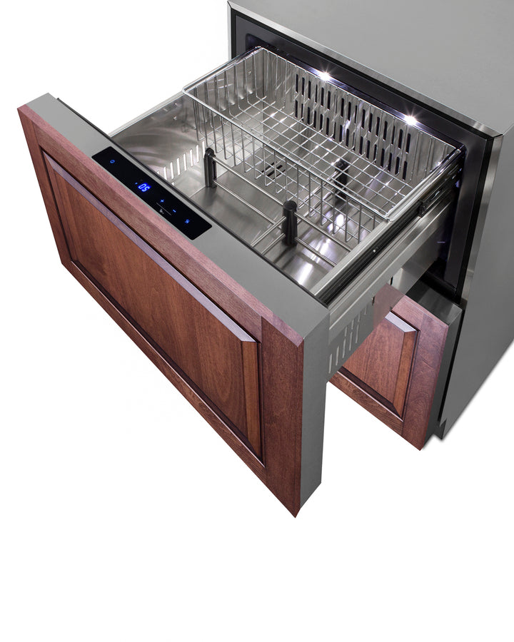 SUMMIT 24" Wide 2-Drawer All-Freezer, ADA Compliant - Stainless Steel (ADFD243CSS)