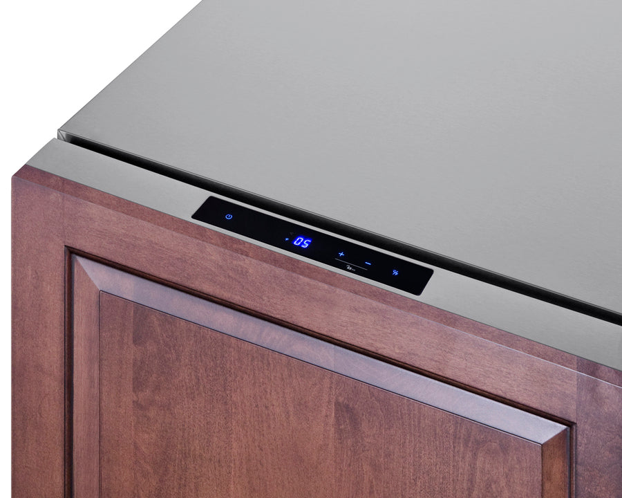 SUMMIT 24" Wide 2-Drawer All-Freezer, ADA Compliant - Stainless Steel (ADFD243CSS)