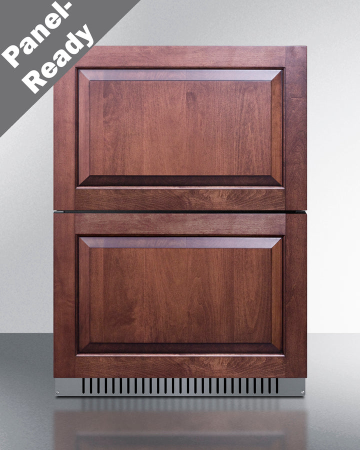 SUMMIT 24" Wide 2-Drawer All-Freezer, ADA Compliant - Stainless Steel (ADFD243CSS)