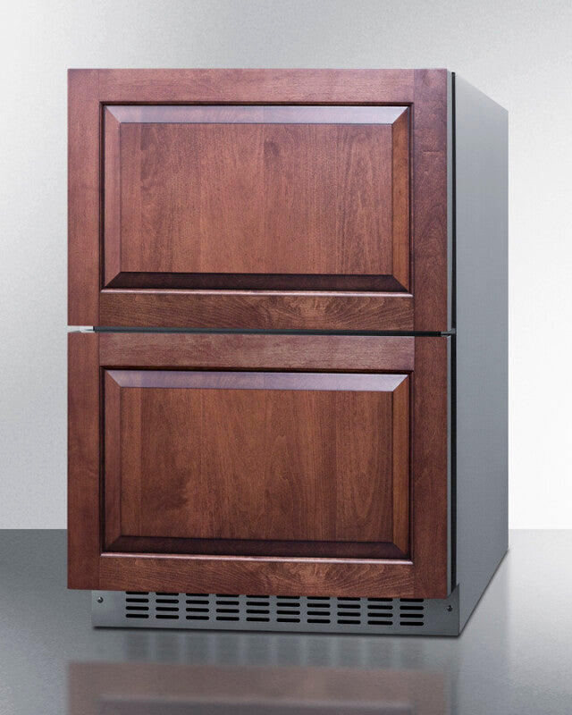 SUMMIT 24" Wide 2-Drawer All-Freezer, ADA Compliant - Stainless Steel (ADFD243CSS)