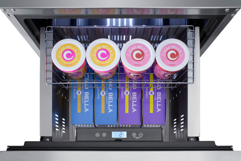 SUMMIT 24" Wide 2-Drawer All-Freezer, ADA Compliant - Other (ADFD2D24)