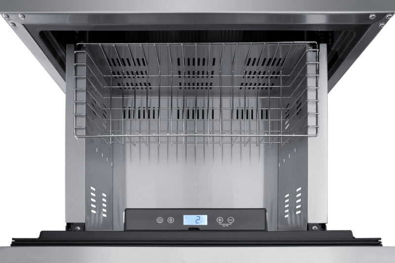 SUMMIT 24" Wide 2-Drawer All-Freezer, ADA Compliant - Stainless Steel (ADFD2D24)