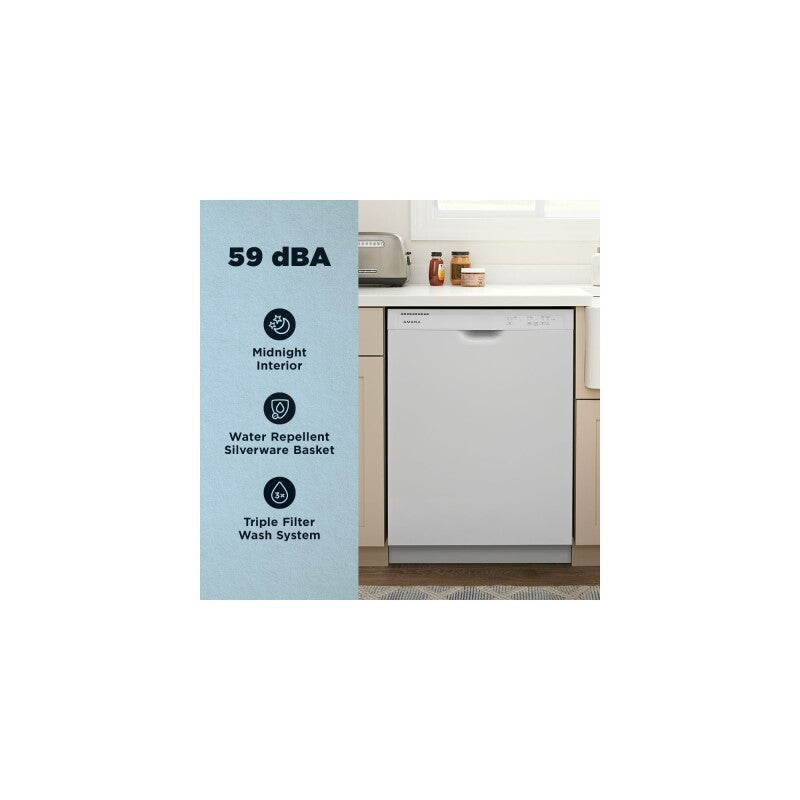 Amana 24 Inch Plastic Tub Dishwasher - White (ADFS2524RW)