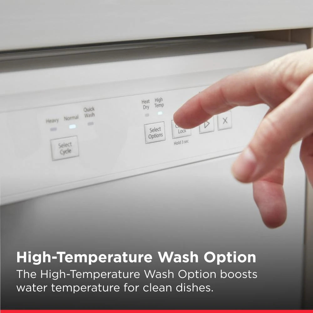 AMANA Dishwasher with Midnight Interior - White (ADFS2524RW)