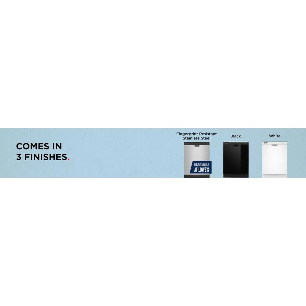 AMANA Dishwasher with Midnight Interior - White (ADFS2524RW)