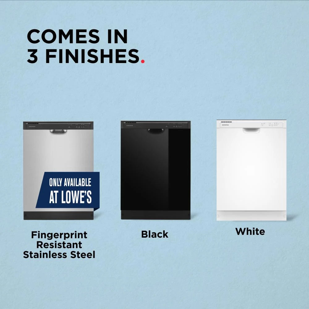 AMANA Dishwasher with Midnight Interior - White (ADFS2524RW)