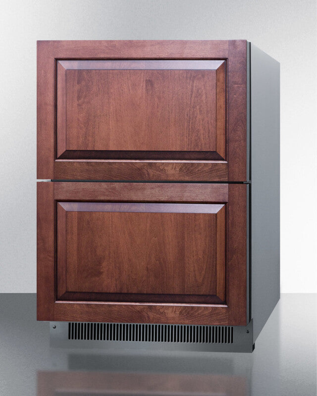Summit 24" Wide 2-Drawer All-Refrigerator, ADA Compliant (Panels Not Included) - Panel Ready (ADRD24PNR)