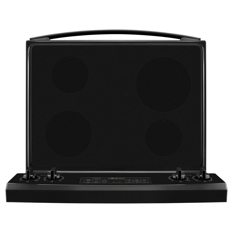 Amana 30-inch Electric Range with Extra-Large Oven Window - Black (AER6303MFB)