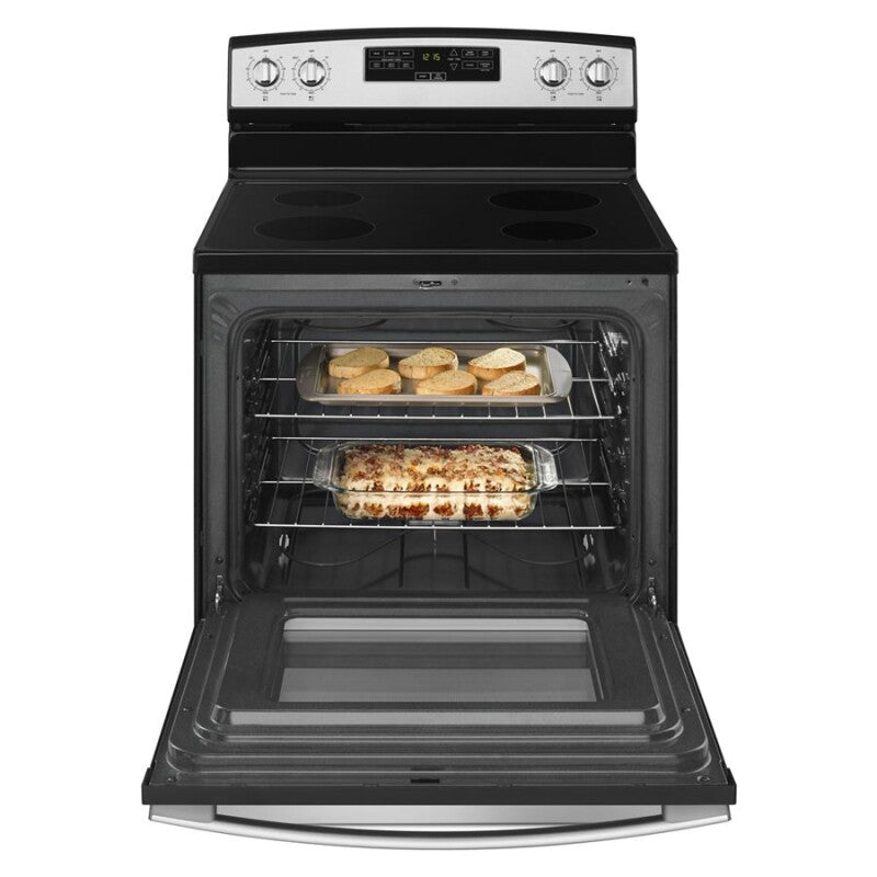 AMANA 30-inchElectric Range with Extra-Large Oven Window -  (AER6303MFS)