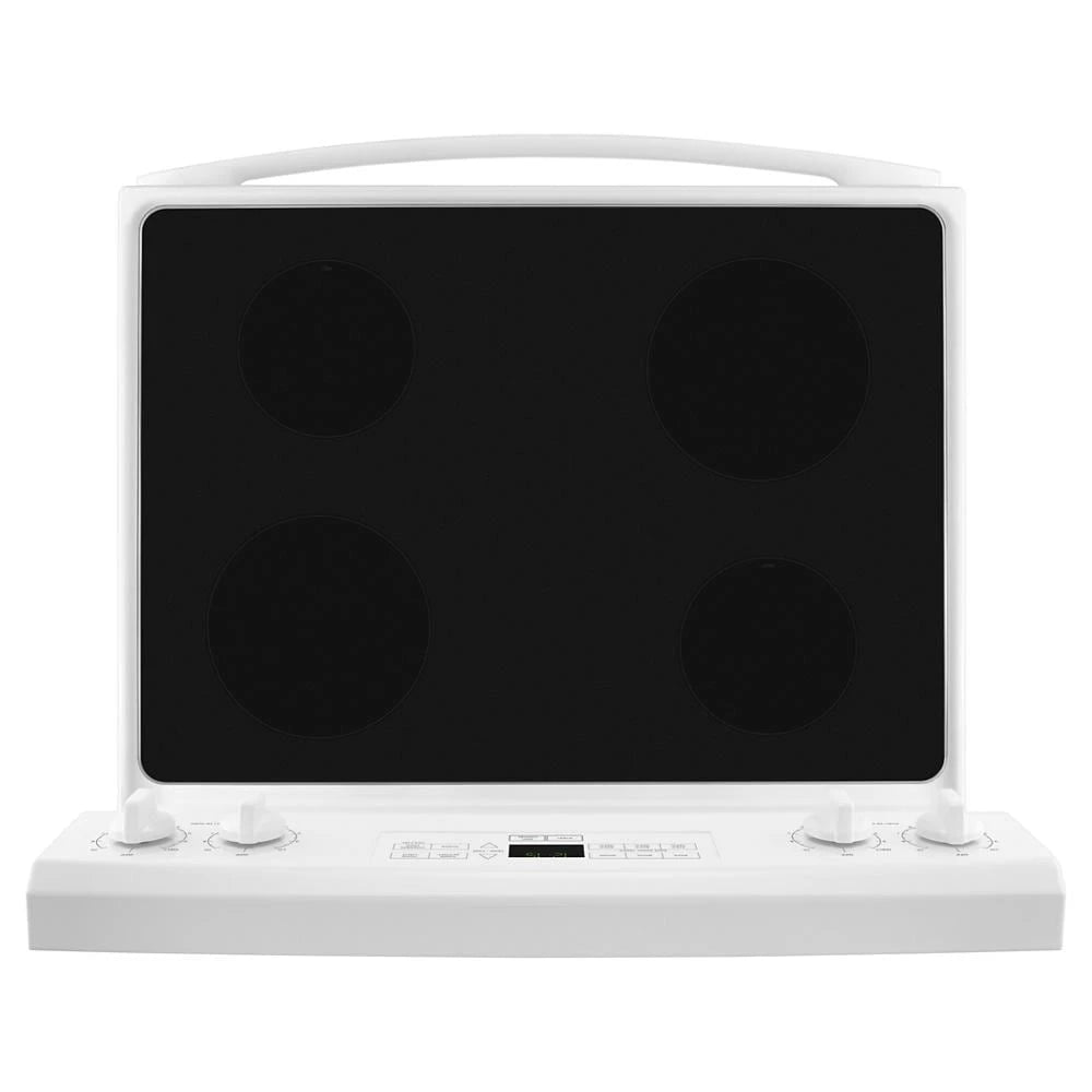 AMANA 30-inch Electric Range with Extra-Large Oven Window - White (AER6303MFW)