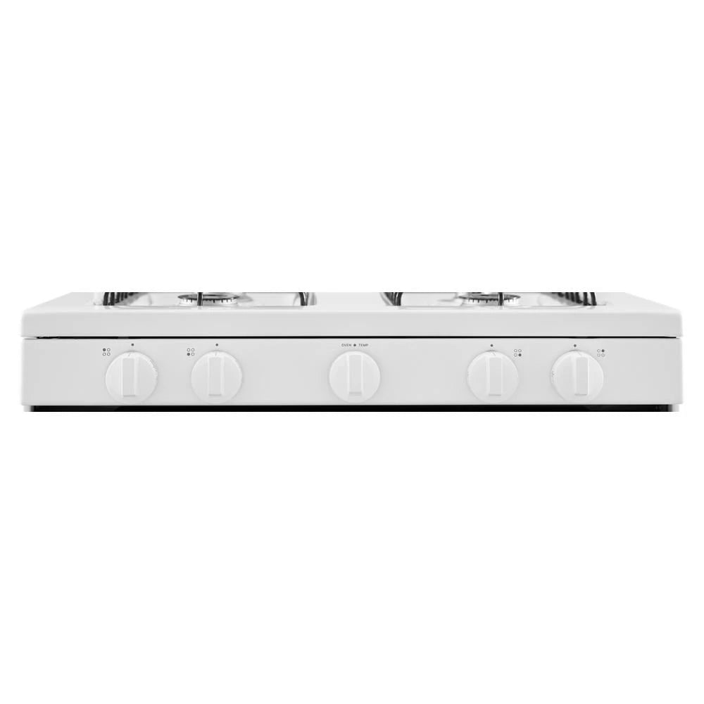 Amana 30-inch Gas Range with Easy-Clean Glass Door - White (AGR4203MNW)