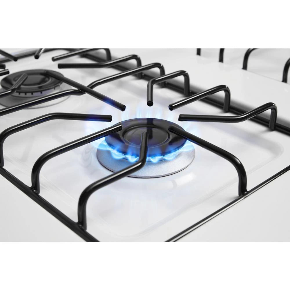 AMANA 30-inch Gas Range with Bake Assist Temps - White (AGR6303MMW)