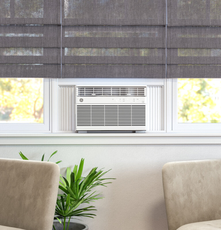 GE 14,000 BTU Smart Electronic Window Air Conditioner for Large Rooms up to 700 sq. ft. - White (AHEK14AC)