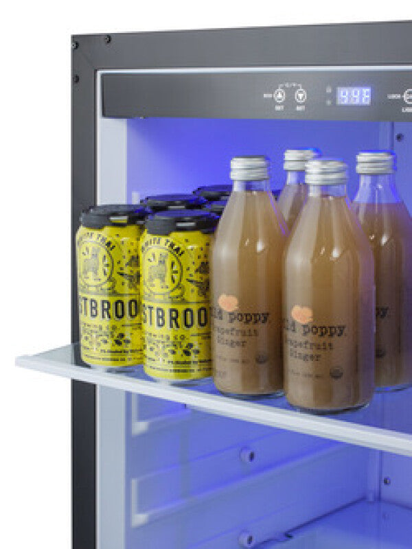 Summit 24" Wide Built-In All-Refrigerator, ADA Compliant - Stainless Steel (AL55CSS)