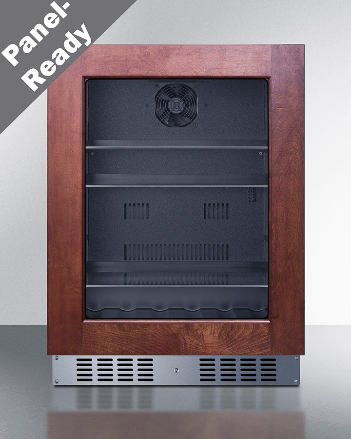 SUMMIT 24" Wide Built-In Beverage Center, ADA Compliant (Panel Not Included) - Black (AL57GPNR)