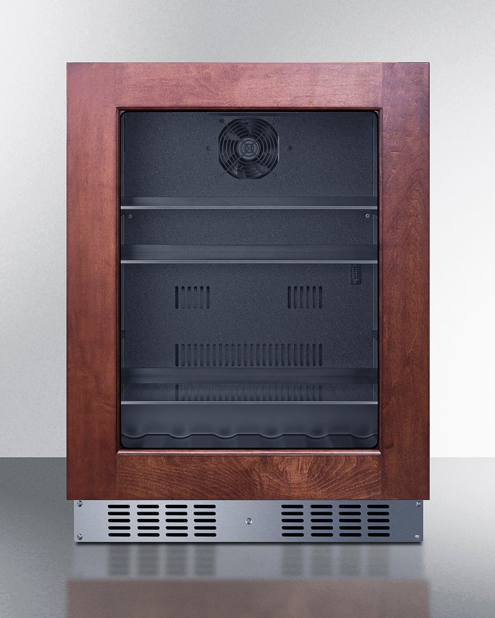 SUMMIT 24" Wide Built-In Beverage Center, ADA Compliant (Panel Not Included) - Black (AL57GPNR)