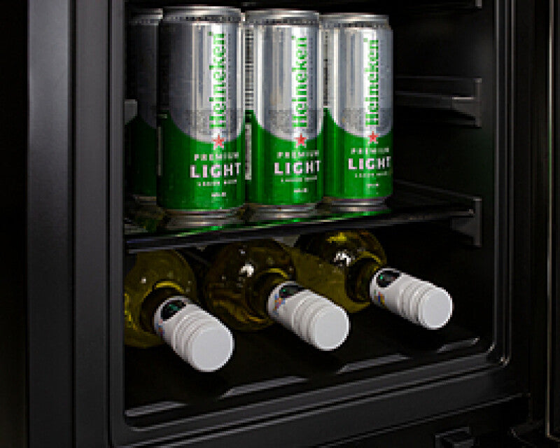 SUMMIT 15" Wide Built-In Beverage Center, ADA Compliant - Black (ALBV15)