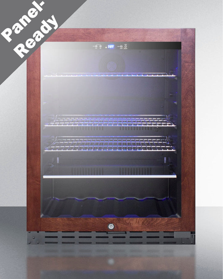 SUMMIT 24" Wide Built-In Beverage Cooler, ADA Compliant - Panel-Ready (ALBV2466PNR)