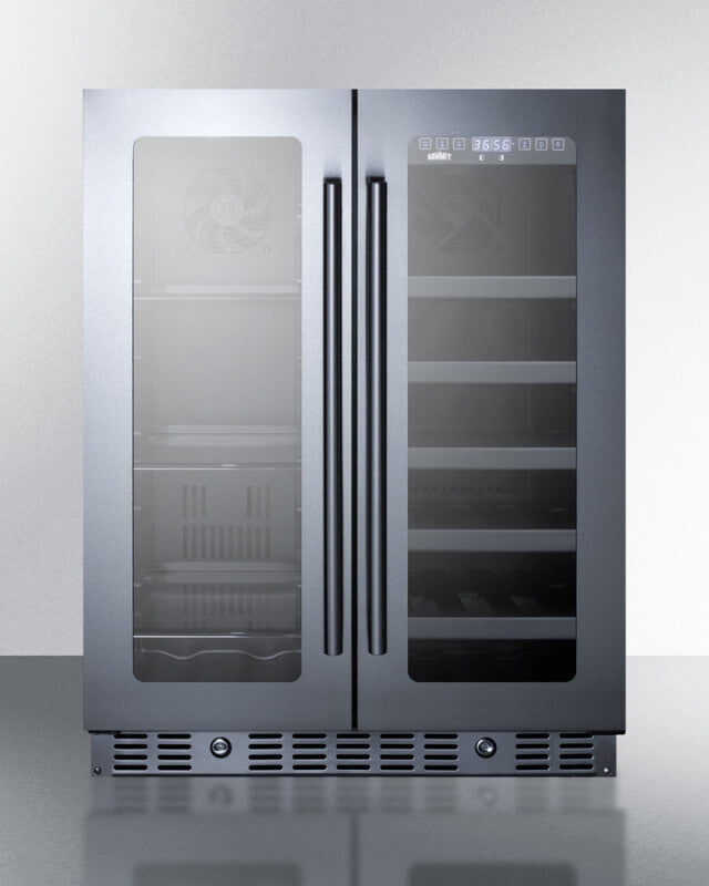 Summit 24" Built-In Wine/Beverage Center, ADA Compliant - Black (ALFD24WBV)