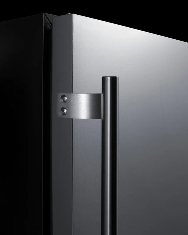 SUMMIT 24" Wide Built-In All-Freezer, ADA Compliant - Stainless Steel/Black (ALFZ53)