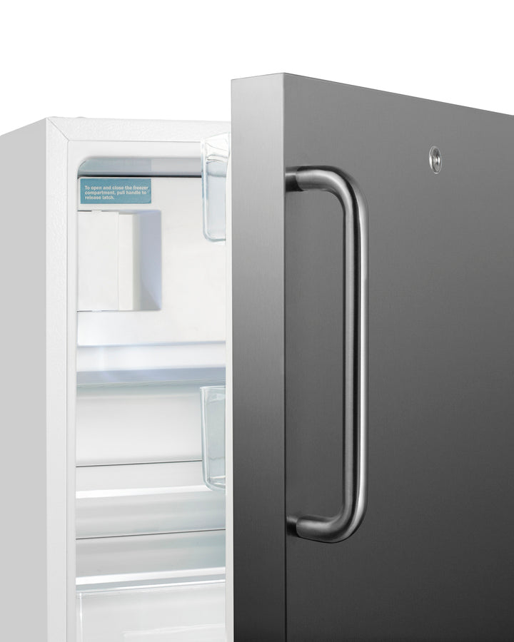 SUMMIT 21" Wide Built-in Refrigerator-Freezer, ADA Compliant - White (ALRF48SSTB)