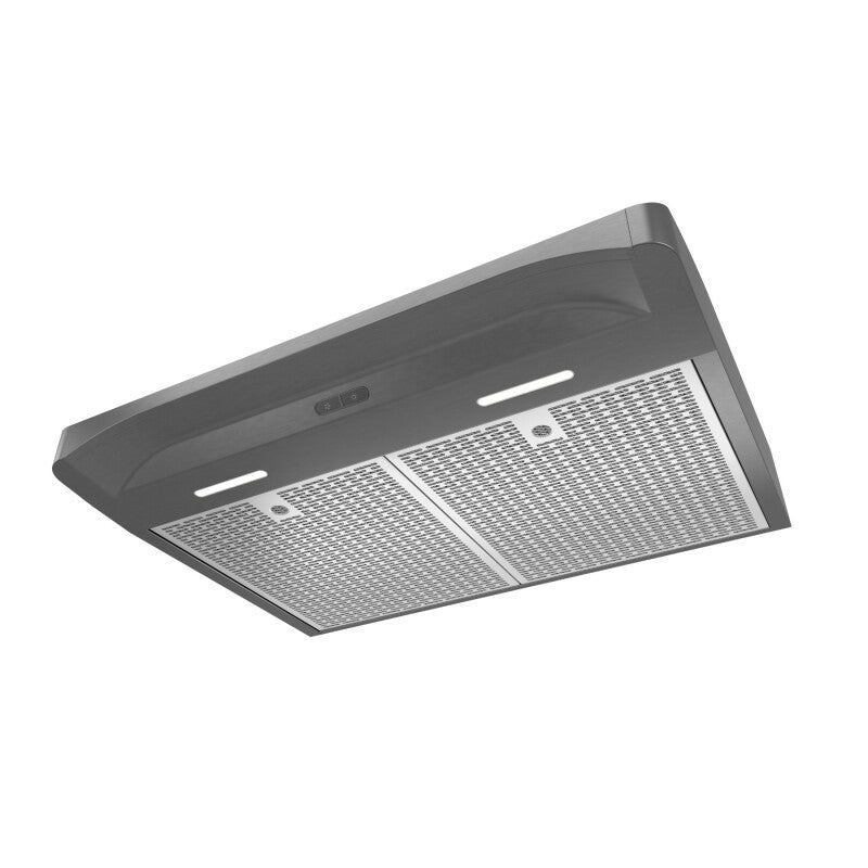 BROAN Broan(R) Elite 30-Inch Convertible Under-Cabinet Range Hood, Black Stainless Steel, 375 Max Blower CFM -  (ALT230BLS)