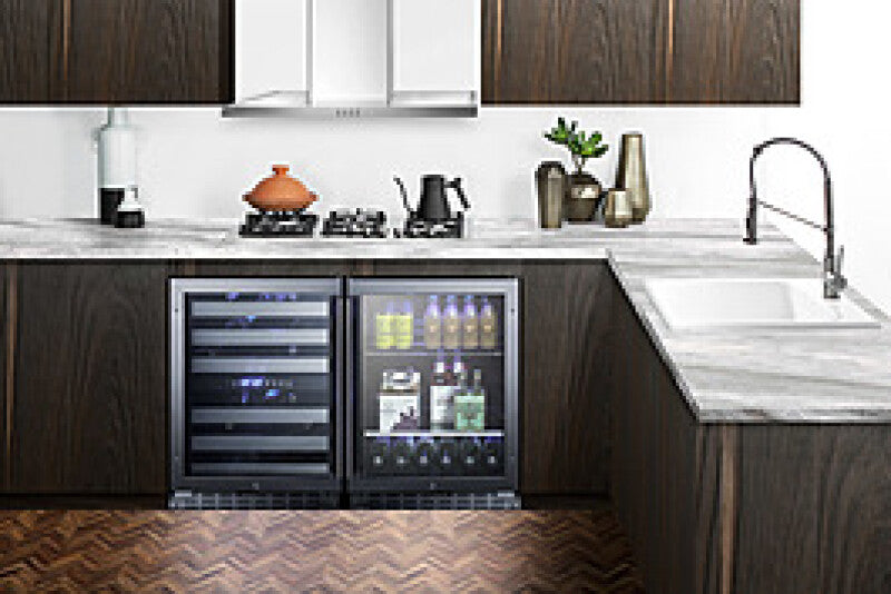 Summit 24" Wide Built-In Wine Cellar, ADA Compliant - Glass (ALWC532CSS)
