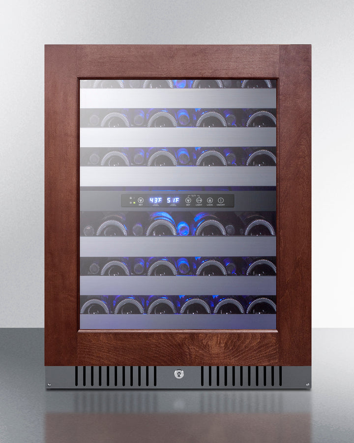 SUMMIT 24" Wide Built-In Wine Cellar, ADA Compliant (Panel Not Included) - Black (ALWC532PNR)