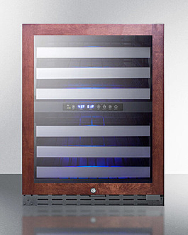 SUMMIT 24" Wide Built-In Wine Cellar, ADA Compliant (Panel Not Included) - Black (ALWC532PNR)