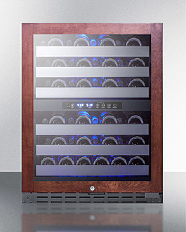 SUMMIT 24" Wide Built-In Wine Cellar, ADA Compliant (Panel Not Included) - Black (ALWC532PNR)