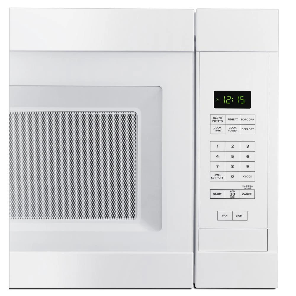 AMANA 1.6 Cu. Ft. Over-the-Range Microwave with Add 0:30 Seconds - White (AMV2307PFW)